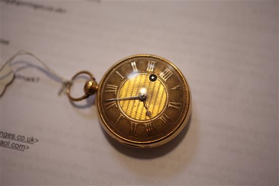 A George III gold keywind pocket watch by Jos. Cording, Holburn, London,